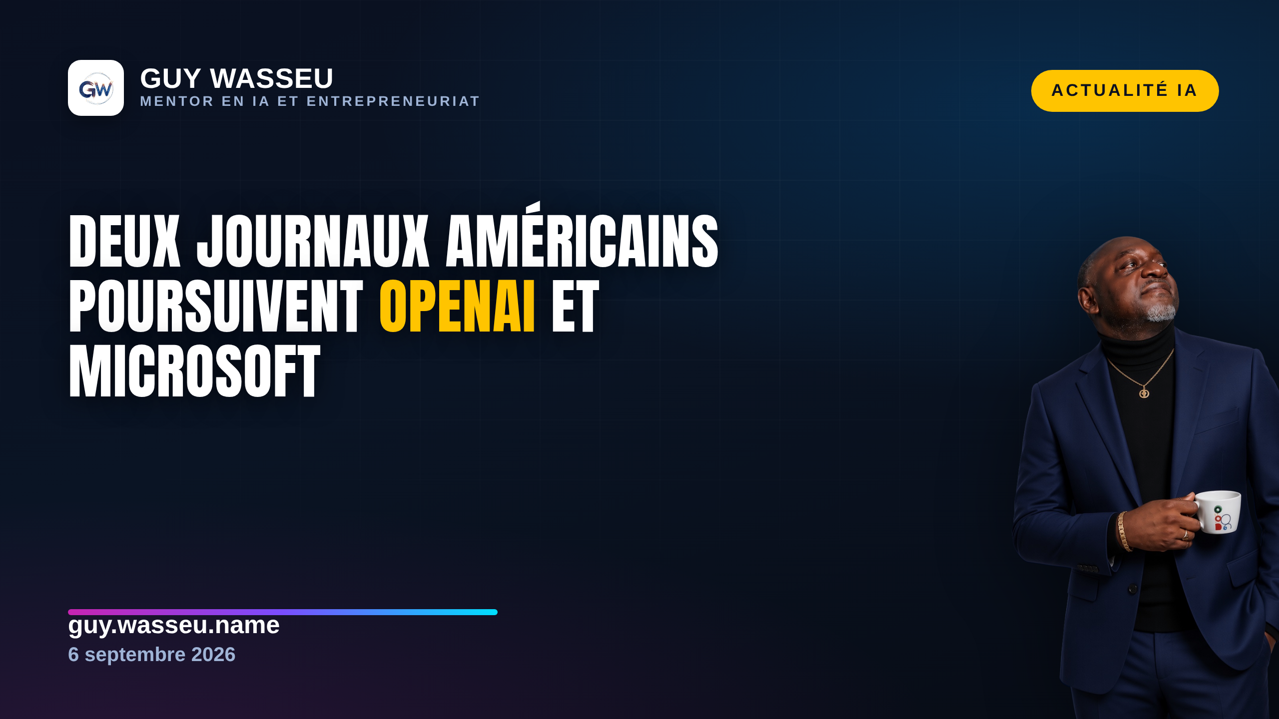 Le Seattle Times et Newsday poursuivent OpenAI et Microsoft : la presse durcit son offensive judiciaire sur l'entraînement de l'IA